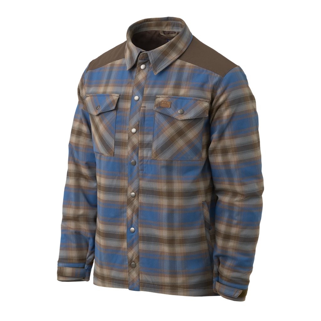 Winter Warden Shirt - Forest Blue Plaid — Helikon-Tex