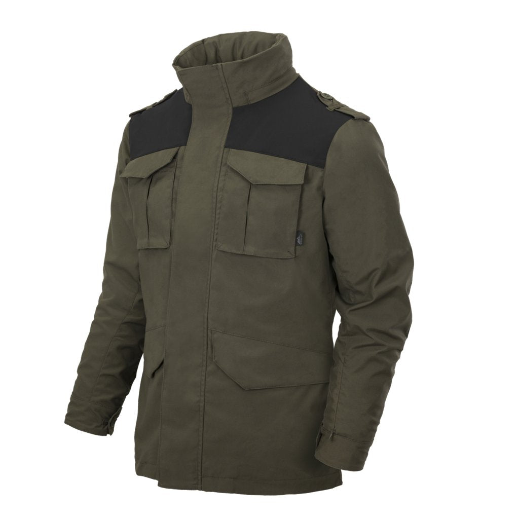 Covert M-65® Jacket - Taiga Green / Black A — Helikon-Tex