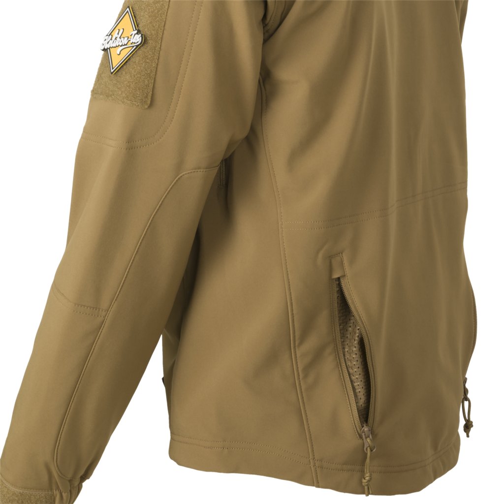 GUNFIGHTER Jacket - Shark Skin Windblocker - Coyote — Helikon-Tex