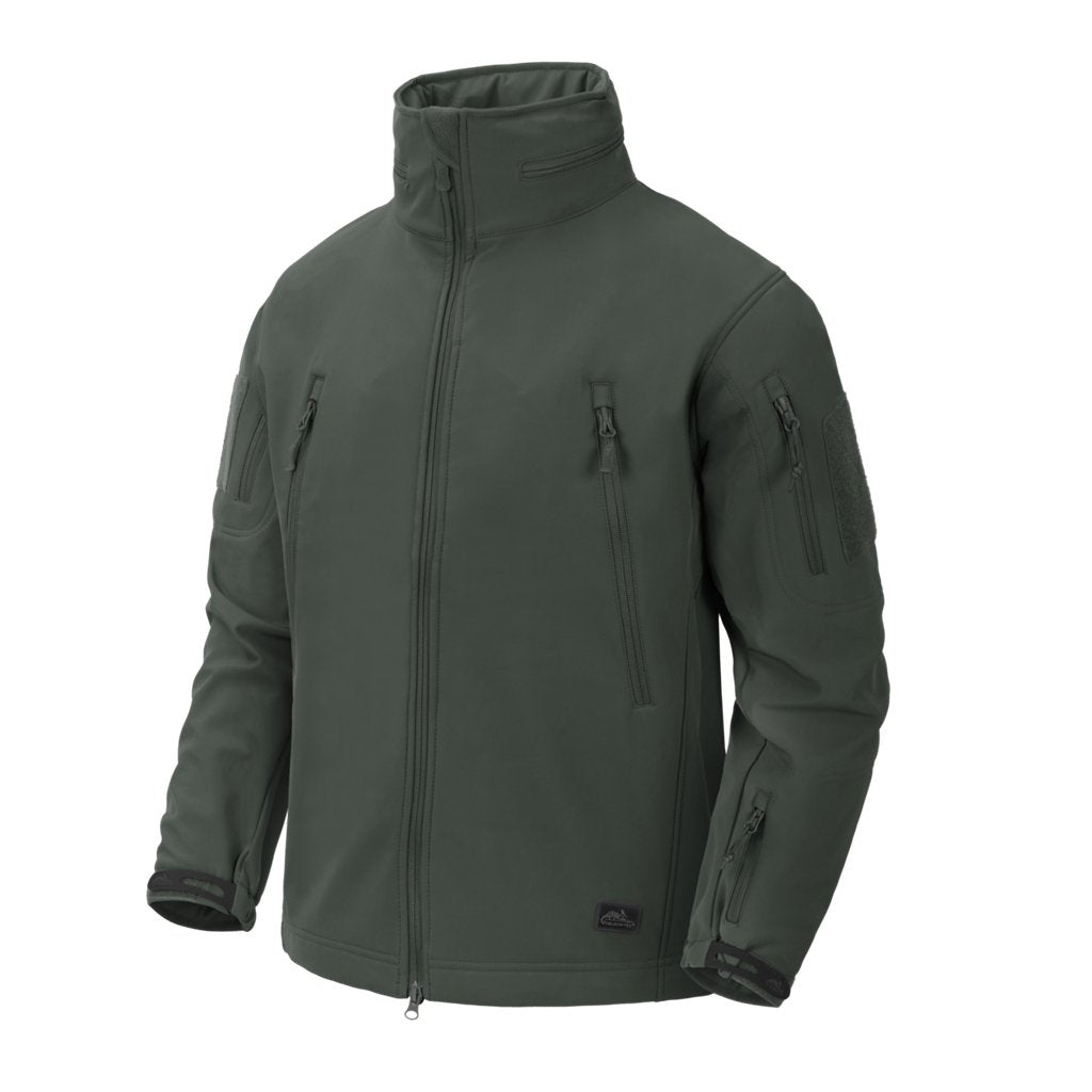 GUNFIGHTER Jacket - Shark Skin Windblocker - Foliage Green — Helikon-Tex