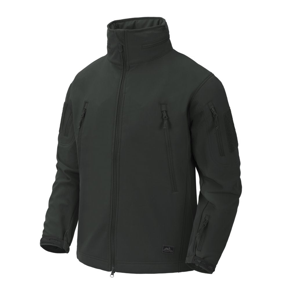 GUNFIGHTER Jacket - Shark Skin Windblocker - Jungle Green — Helikon-Tex