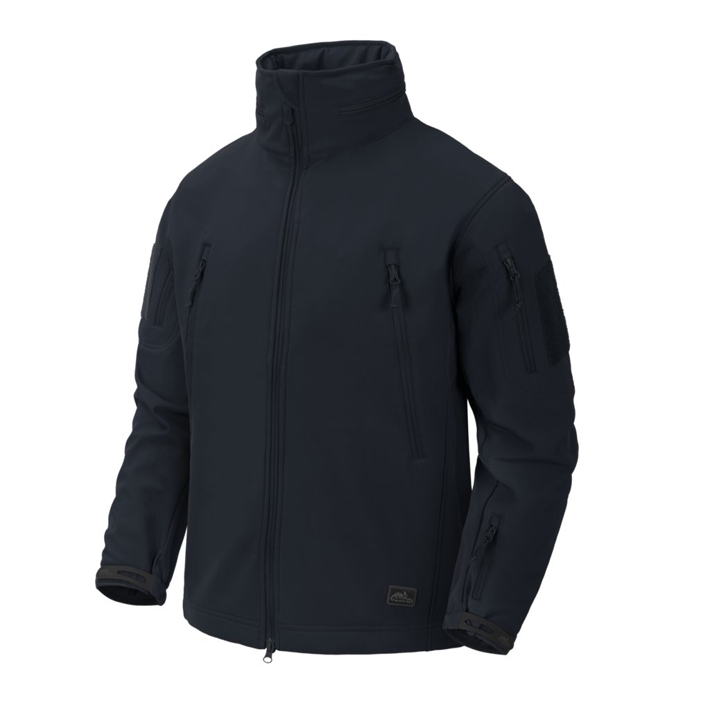 GUNFIGHTER Jacket - Shark Skin Windblocker - Navy Blue — Helikon-Tex