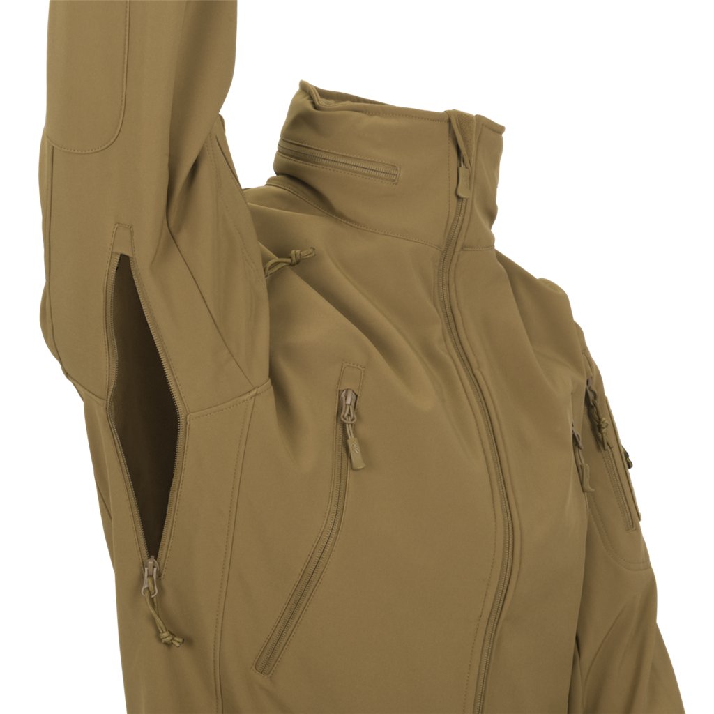 GUNFIGHTER Jacket - Shark Skin Windblocker - Crimson Sky — Helikon-Tex
