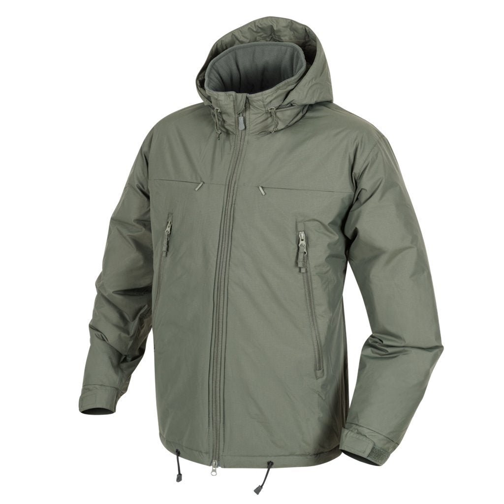 HUSKY Tactical Winter Jacket - Climashield® Apex 100g - Alpha Green — Helikon-Tex