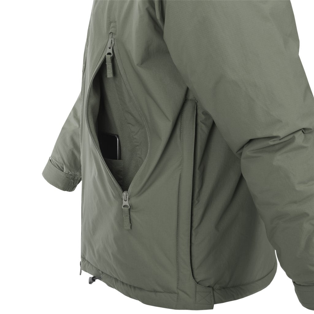 HUSKY Tactical Winter Jacket - Climashield® Apex 100g - Alpha Green — Helikon-Tex