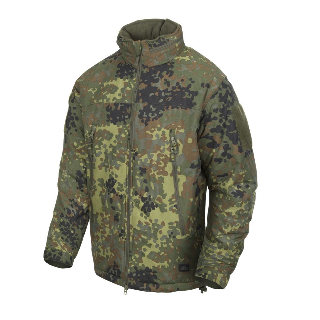 LEVEL 7 Lightweight Winter Jacket - Climashield® Apex 100g - Flecktarn — Helikon-Tex