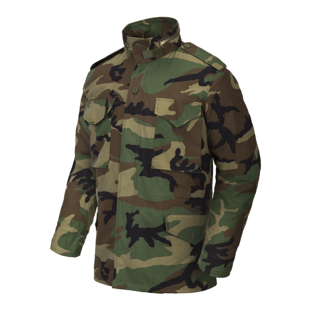 M65 Jacket - NyCo Sateen - US Woodland — Helikon-Tex