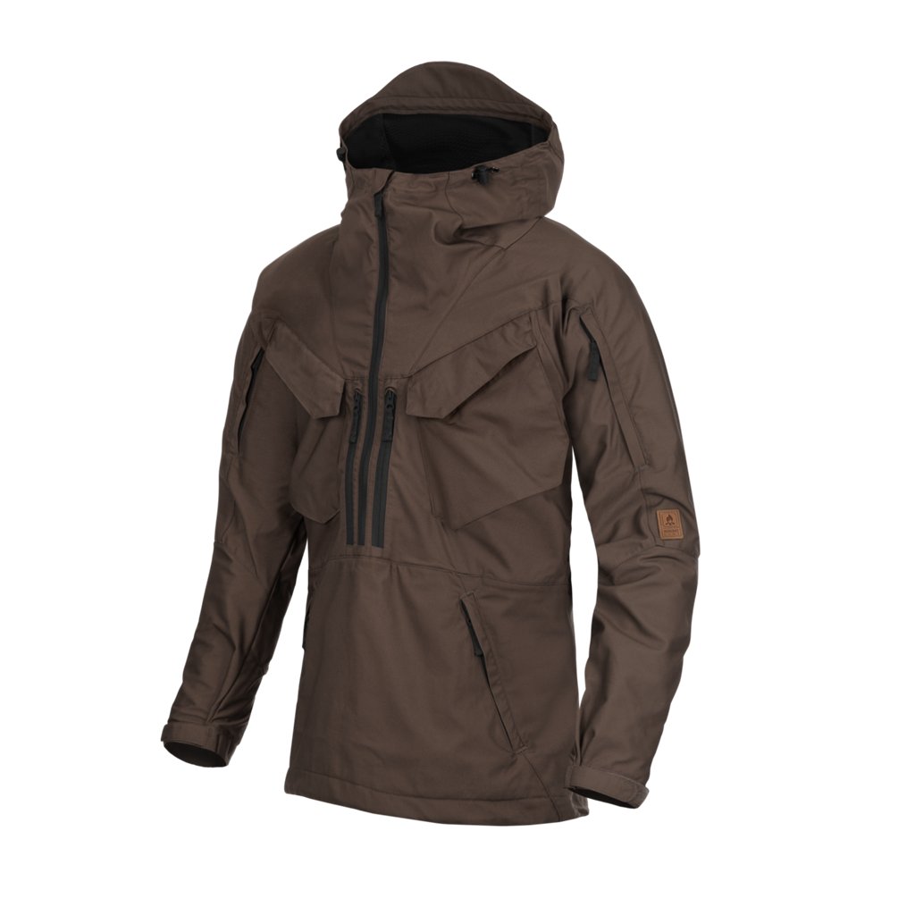 PILGRIM Anorak Jacket® - Earth Brown / Black A — Helikon-Tex