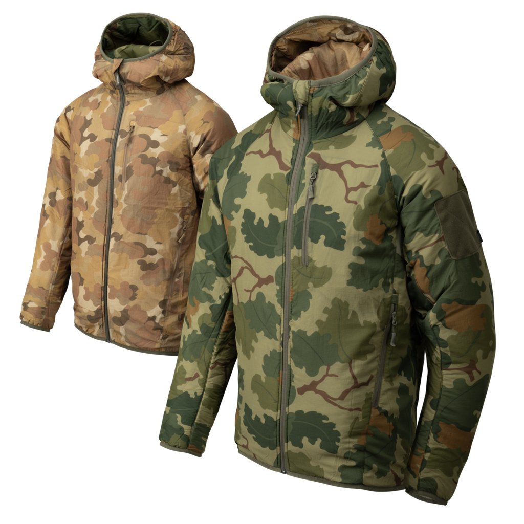 Reversible Wolfhound Hoodie Jacket® - Windpack - Mitchell Camo Leaf/Mitchell Camo Clouds — Helikon-Tex