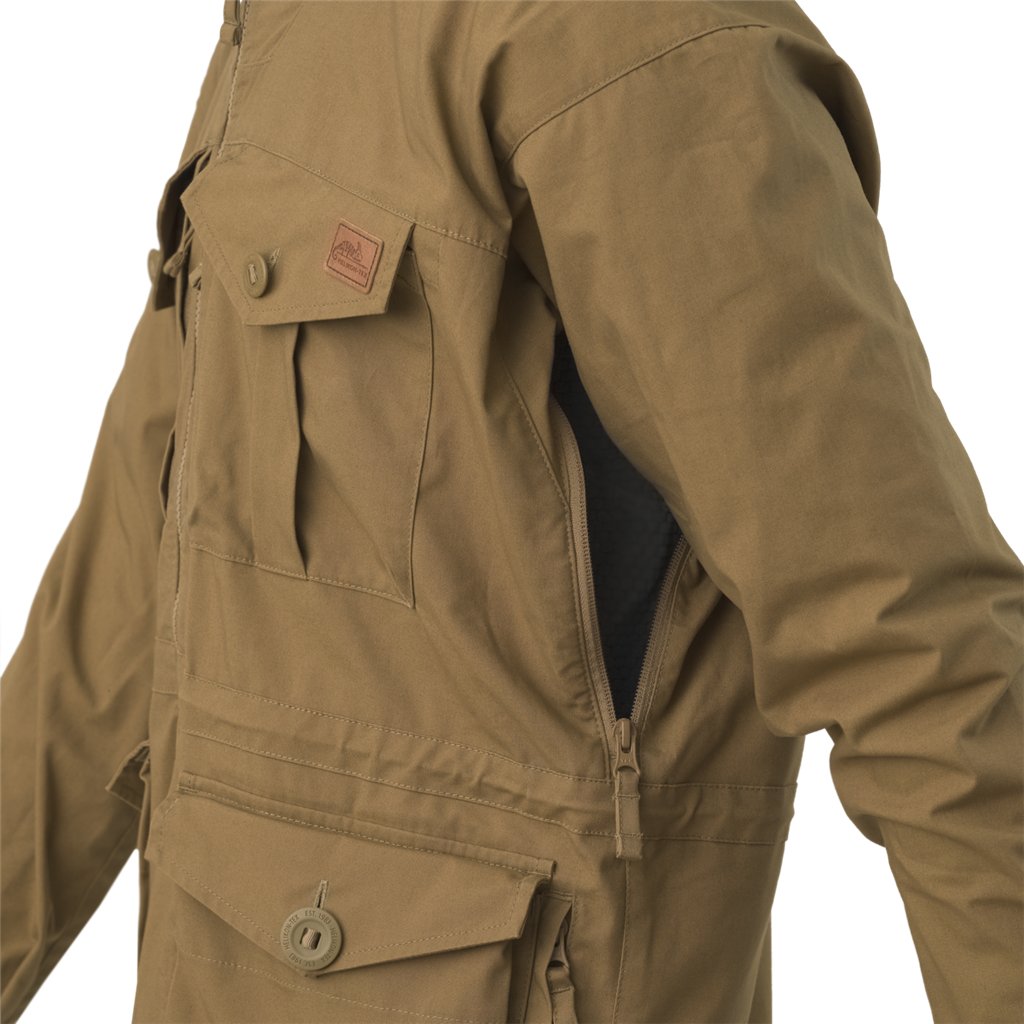 SAS Smock - Duracanvas - Taiga Green — Helikon-Tex