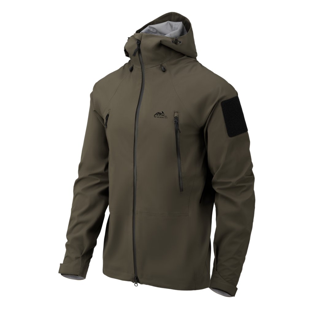 SQUALL Hardshell Jacket - TorrentStretch - Taiga Green — Helikon-Tex