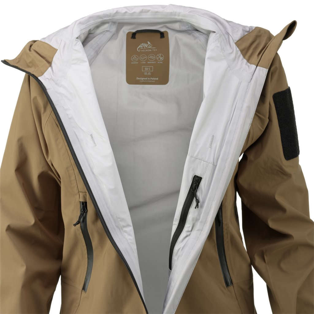 SQUALL Hardshell Jacket - TorrentStretch - Taiga Green — Helikon-Tex