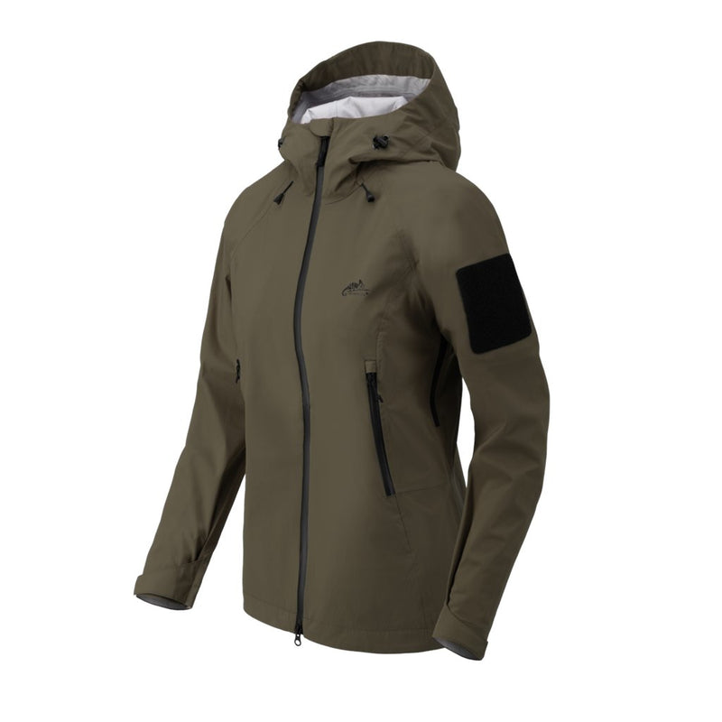 SQUALL Women's Hardshell Jacket - TorrentStretch - Taiga Green