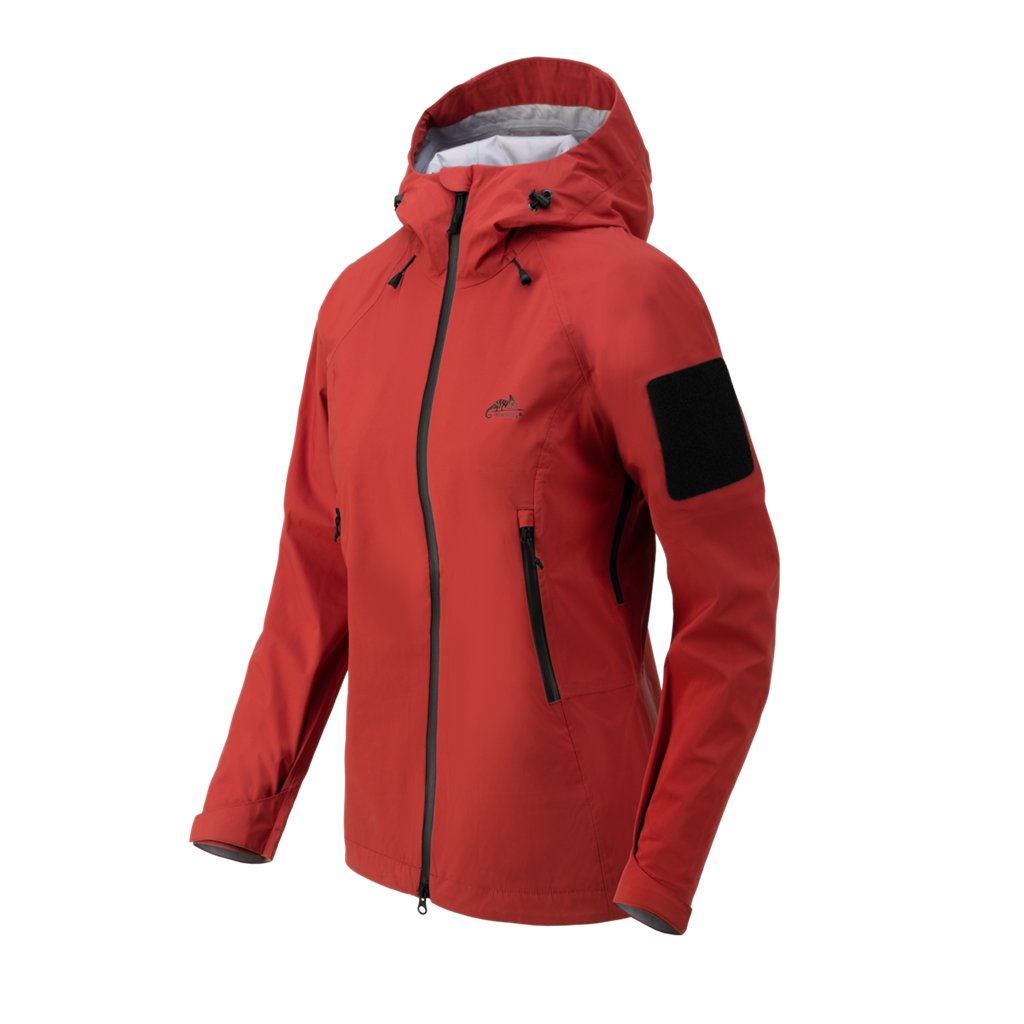 SQUALL Women's Hardshell Jacket - TorrentStretch - Crimson Sky — Helikon-Tex
