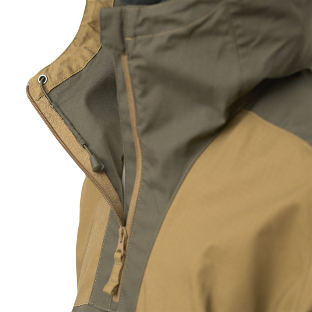 Tracer Anorak Jacket - Polycotton Stretch Ripstop - Coyote — Helikon-Tex