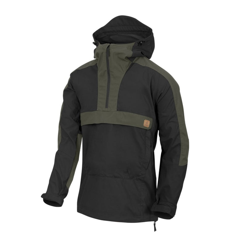 WOODSMAN Anorak Jacket® - Black / Taiga Green A