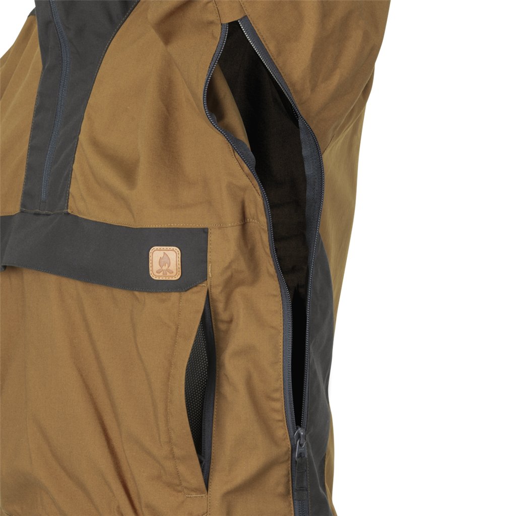 WOODSMAN Anorak Jacket® - Earth Brown / Black B — Helikon-Tex