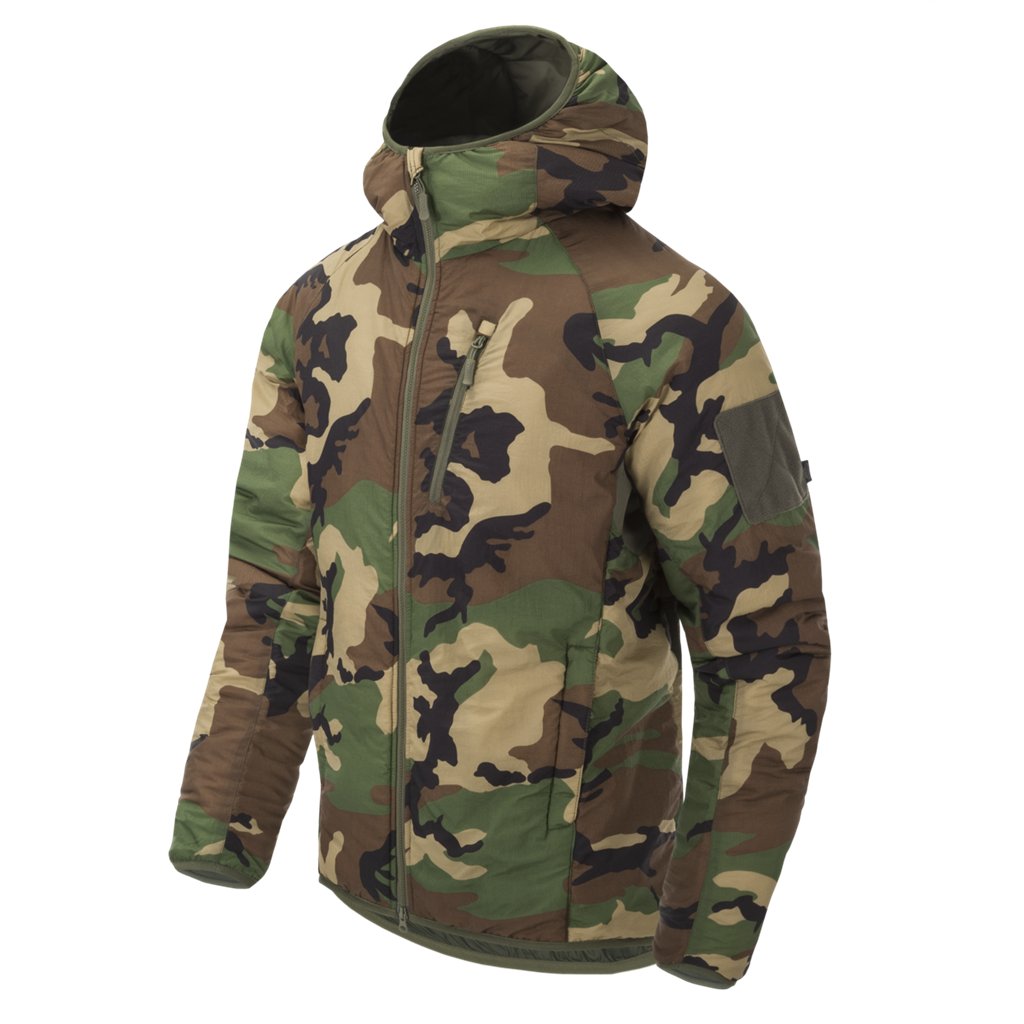 WOLFHOUND Hoodie Jacket - Climashield® Apex 67g - US Woodland — Helikon-Tex