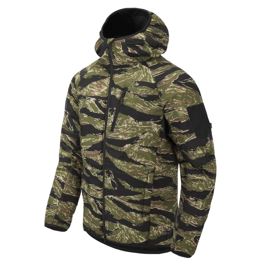WOLFHOUND Hoodie Jacket - Climashield® Apex 67g - Tiger Stripe — Helikon-Tex