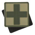 Medic Cross Patch - PVC - Khaki — Helikon-Tex