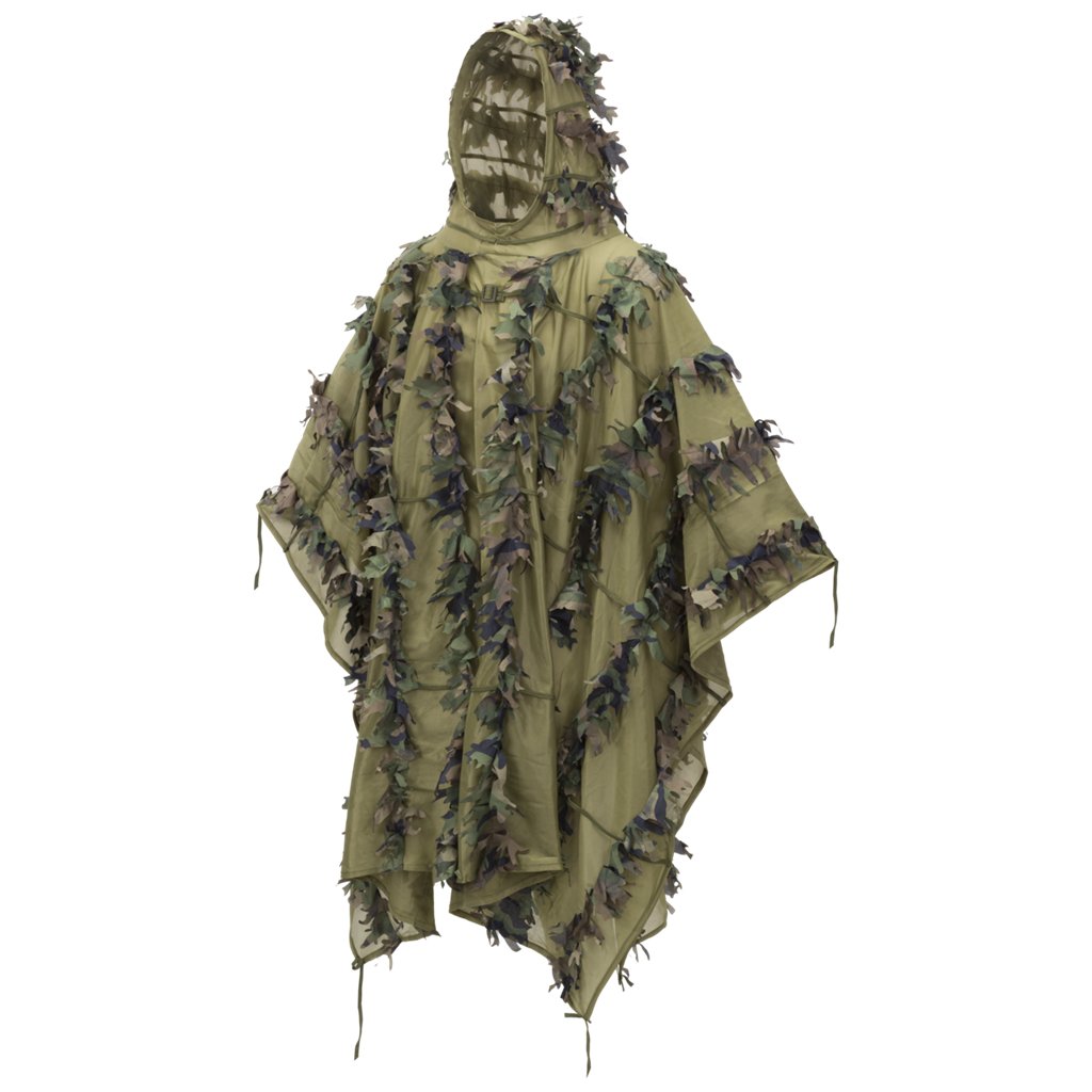 LEAF GHILLIE PONCHO® - US Woodland — Helikon-Tex