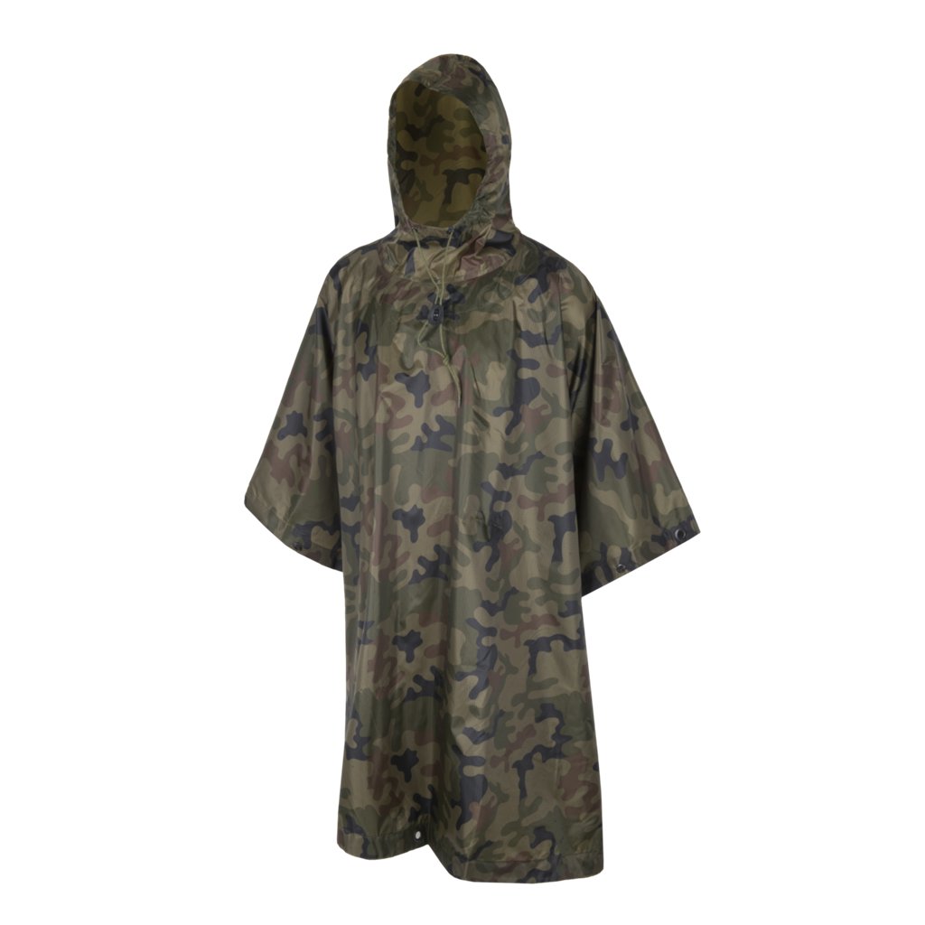 Poncho U.S. Model - PL Woodland — Helikon-Tex