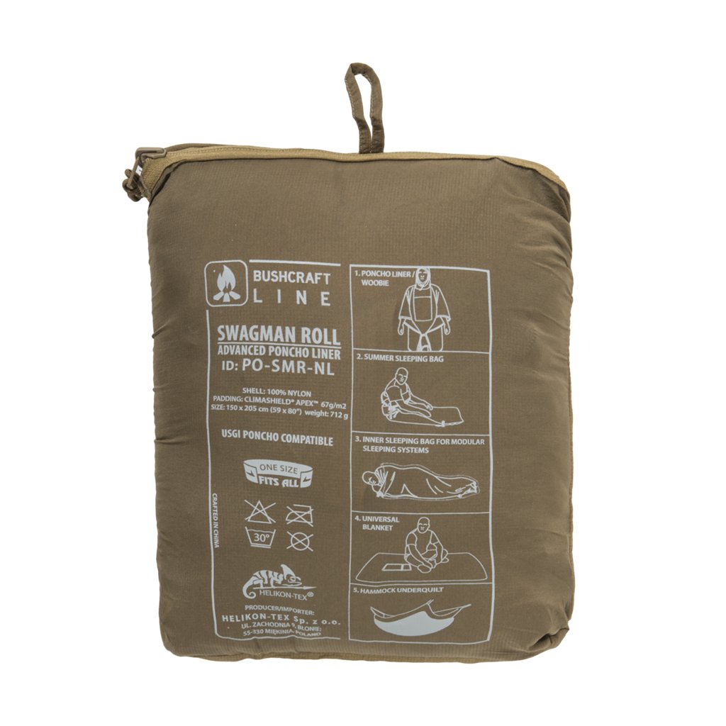 SWAGMAN ROLL Poncho - Black — Helikon-Tex