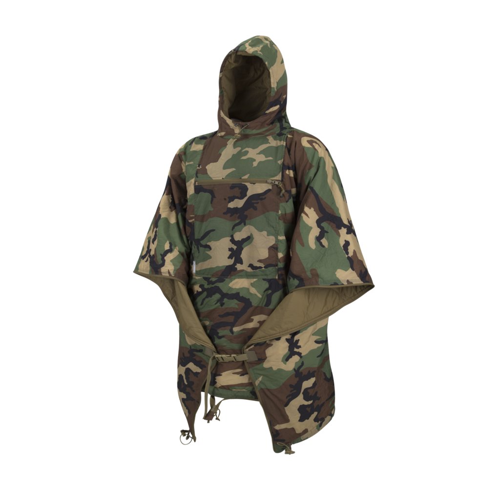 SWAGMAN ROLL Poncho - US Woodland — Helikon-Tex