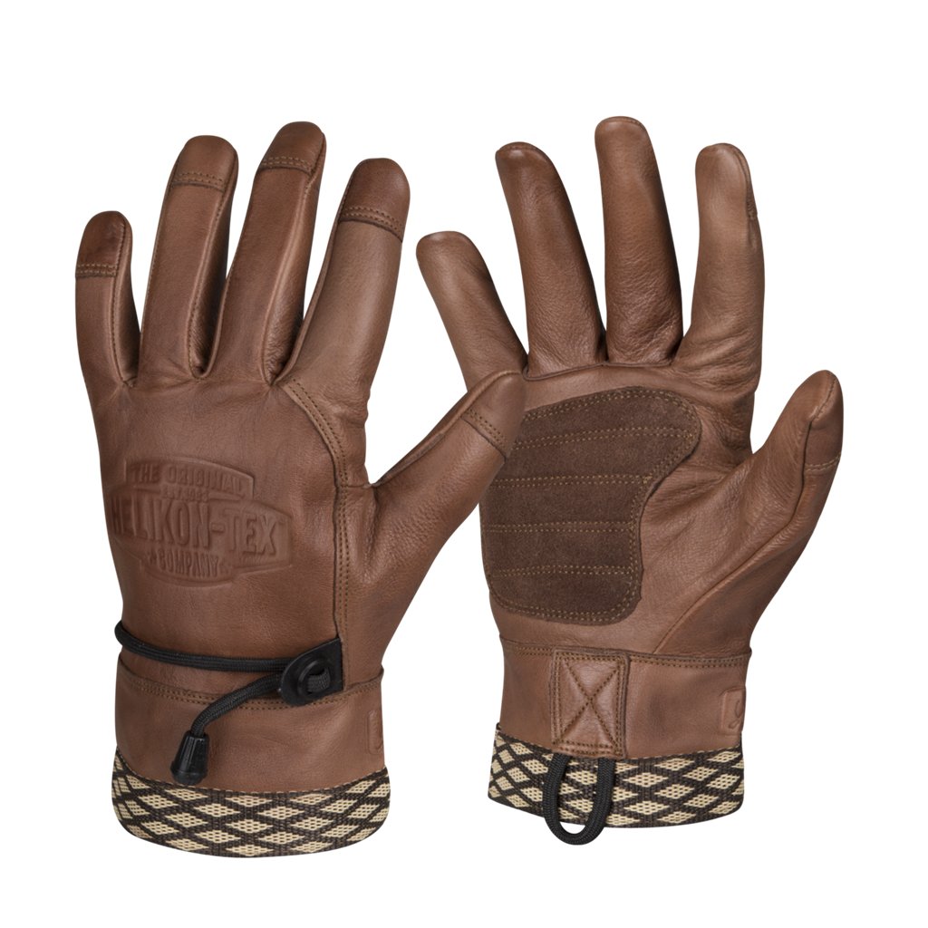 Woodcrafter Bushcraft Gloves - U.S. Brown — Helikon-Tex