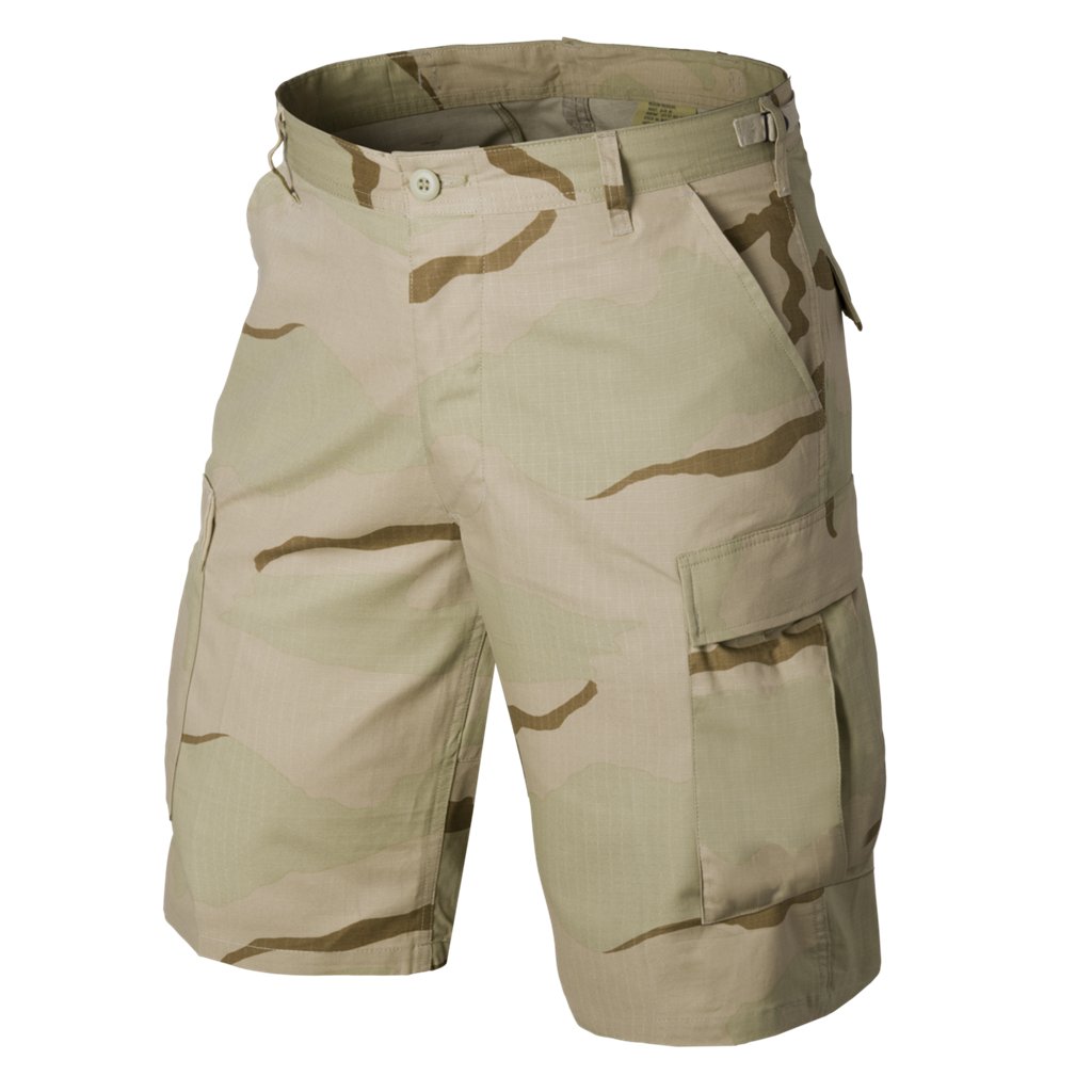 BDU Shorts - Cotton Ripstop - US Desert — Helikon-Tex
