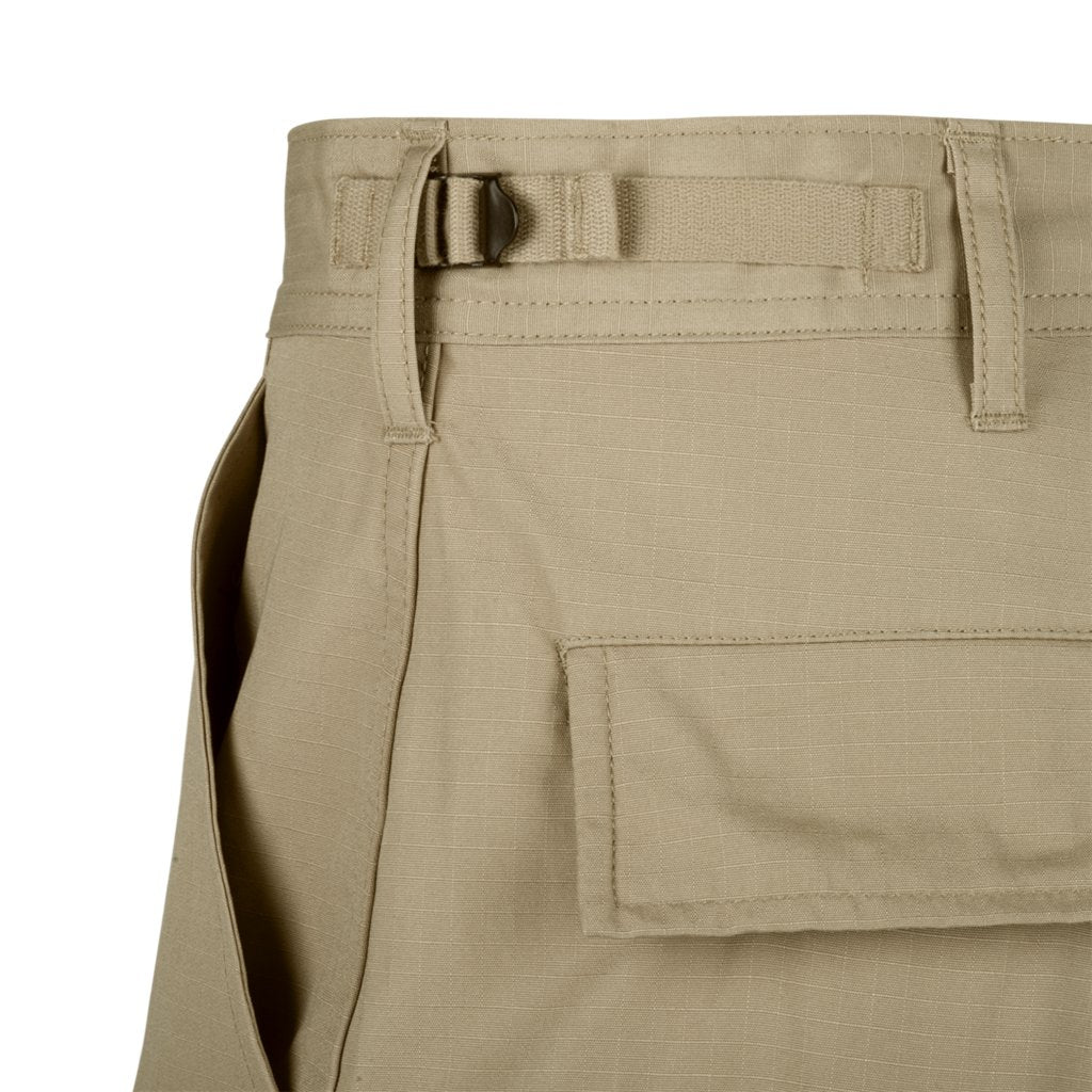 BDU Shorts - Cotton Ripstop - Khaki — Helikon-Tex