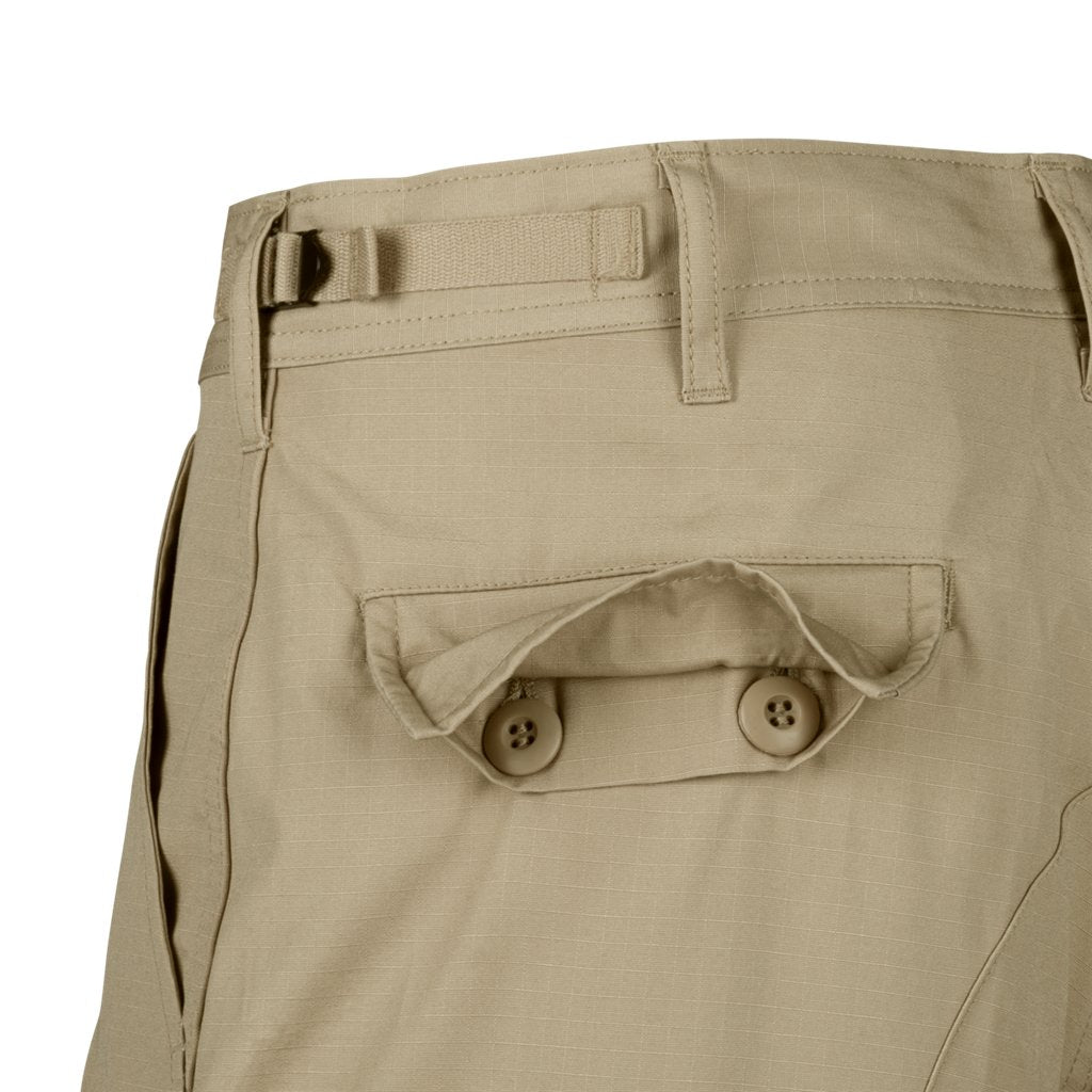 BDU Shorts - Cotton Ripstop - Khaki — Helikon-Tex