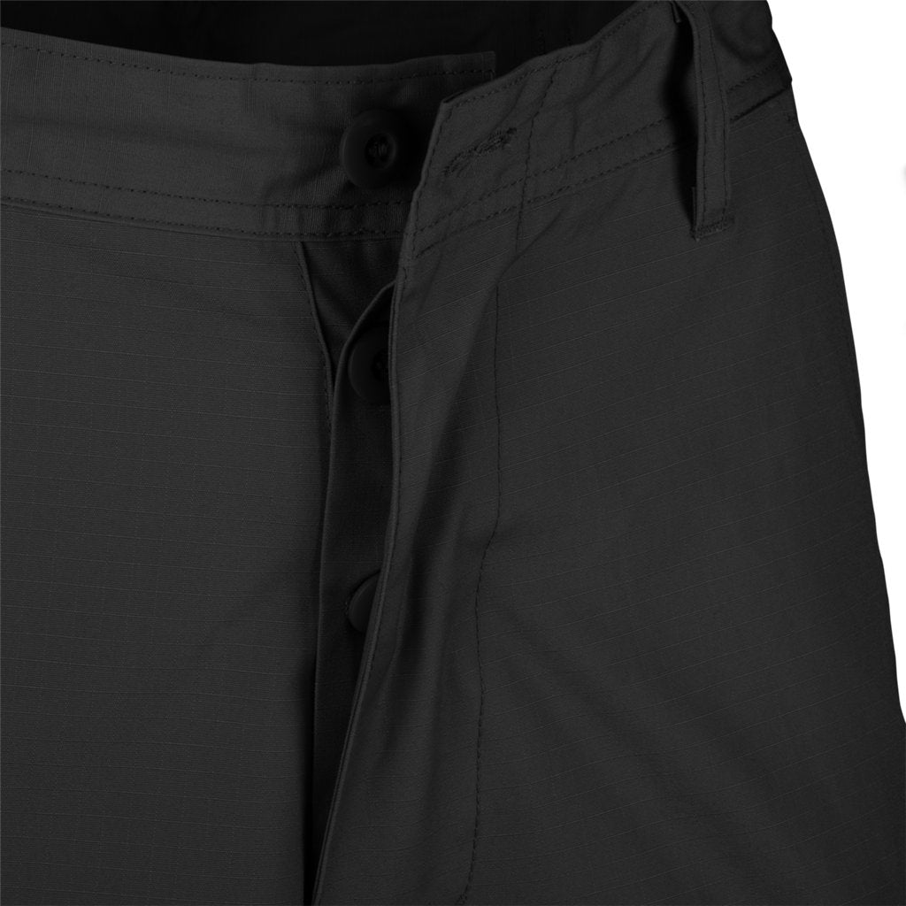 BDU Shorts - PolyCotton Ripstop - Black — Helikon-Tex