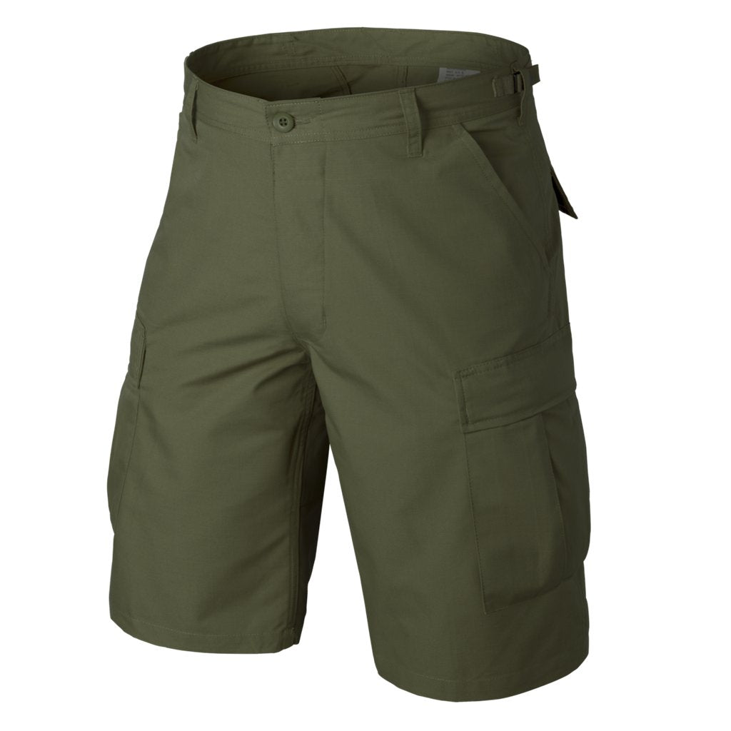 BDU Shorts - PolyCotton Ripstop - Olive Green — Helikon-Tex