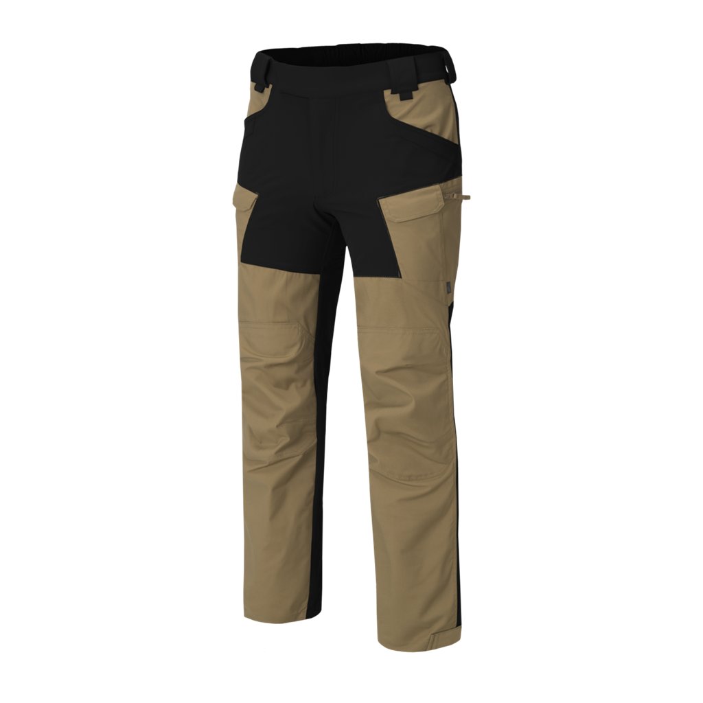 HYBRID OUTBACK PANTS® - DuraCanvas® - Coyote / Black A — Helikon-Tex