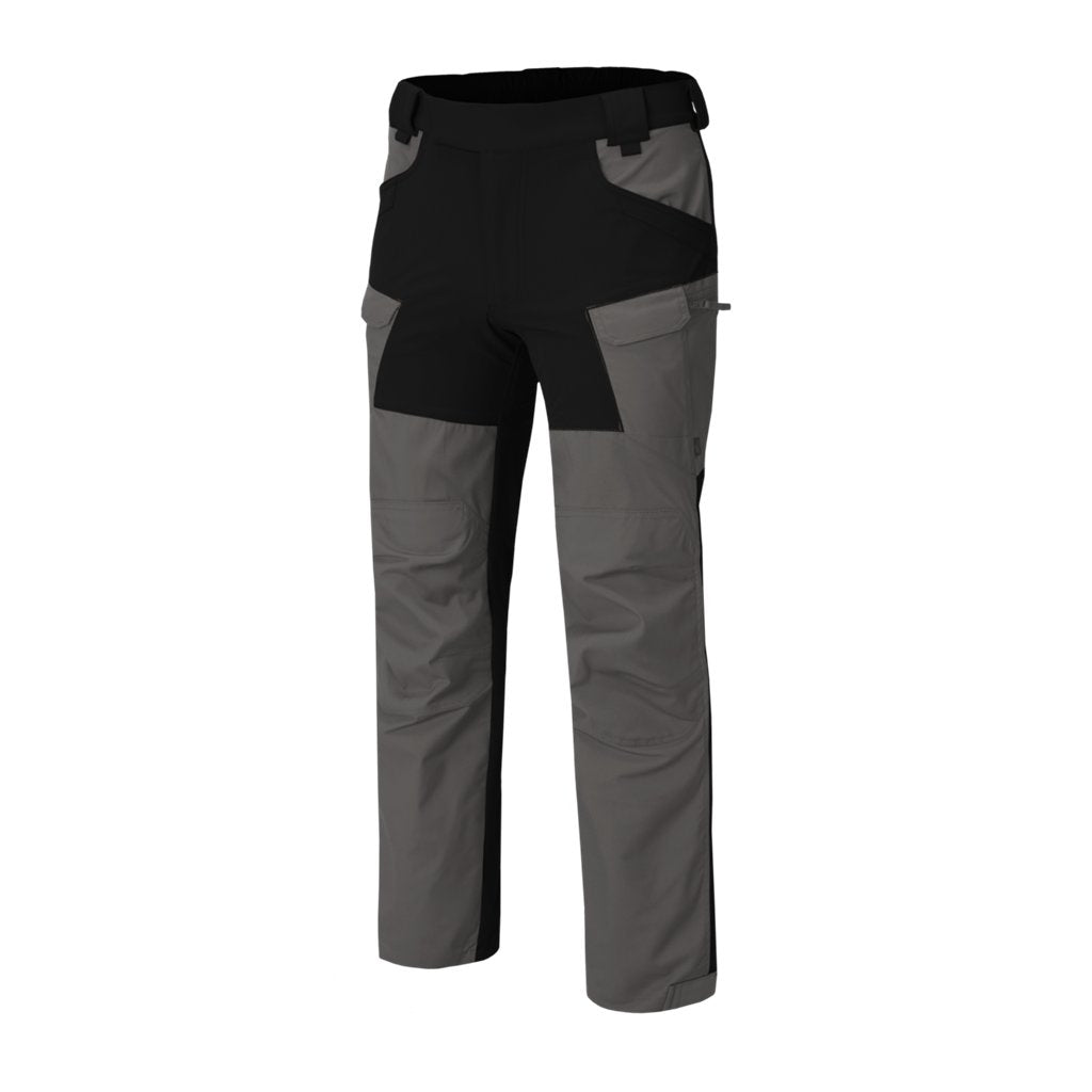 HYBRID OUTBACK PANTS® - DuraCanvas® - Cloud Grey / Black A — Helikon-Tex