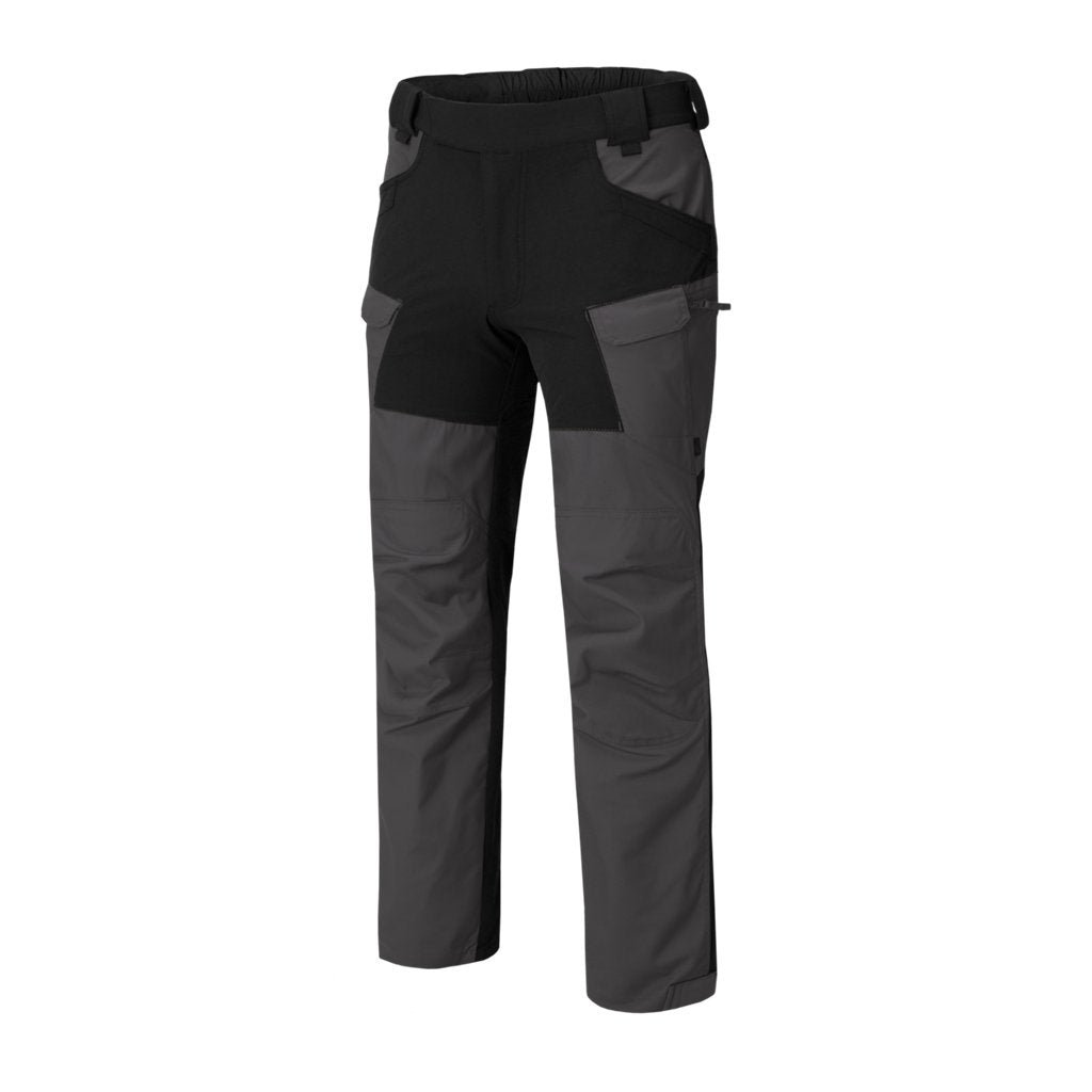 HYBRID OUTBACK PANTS® - DuraCanvas® - Ash Grey / Black A — Helikon-Tex