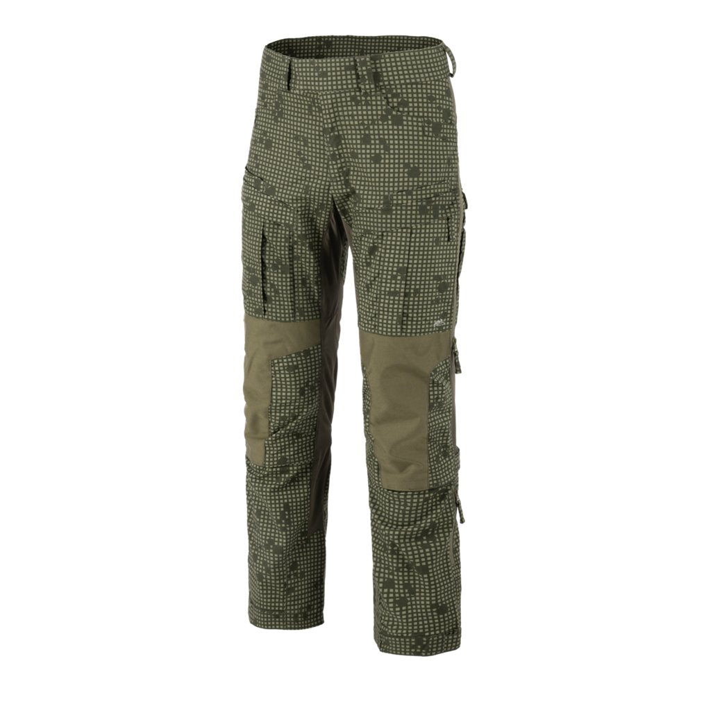 MCDU Pants - Desert Night Camo / Olive Green A — Helikon-Tex