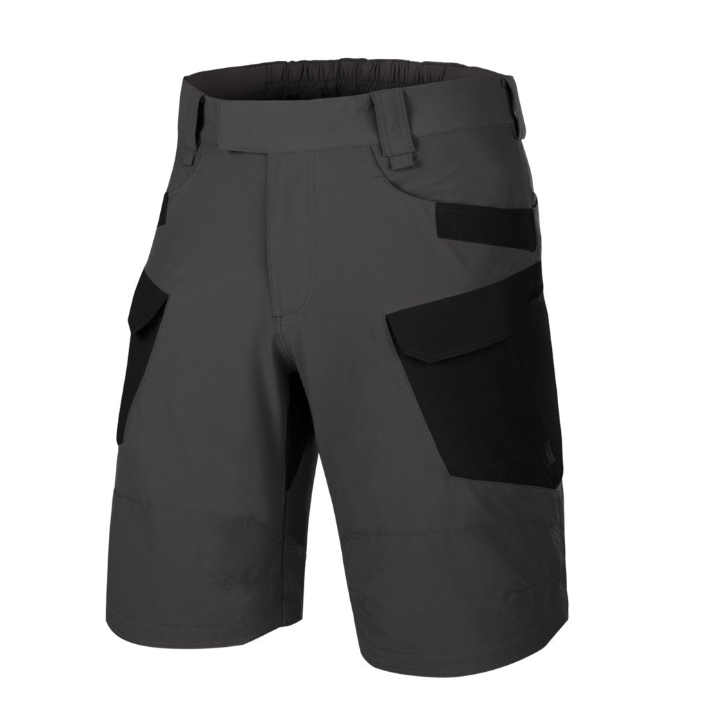 OTS (Outdoor Tactical Shorts) 11"® - VersaStrecth® Lite - Ash Grey / Black A — Helikon-Tex
