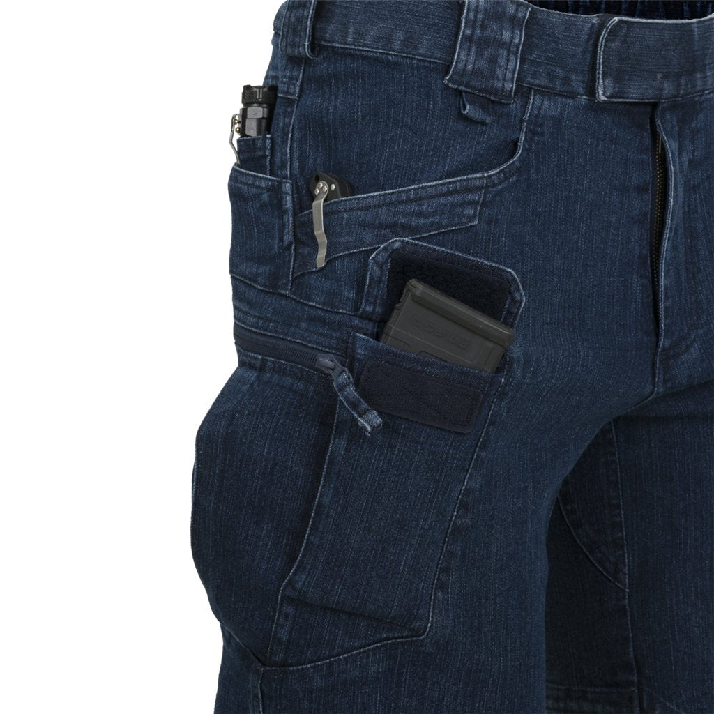 UTS® (Urban Tactical Shorts®) 11'' - Denim Stretch - Marine Blue — Helikon-Tex