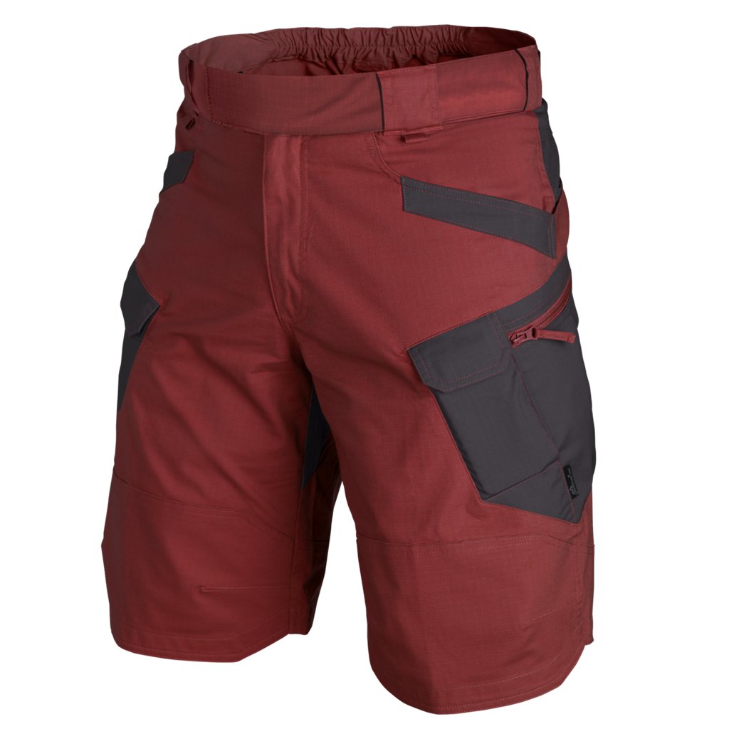 UTS® (Urban Tactical Shorts®) 11'' - PolyCotton Ripstop - Crimson Sky / Ash Grey A — Helikon-Tex