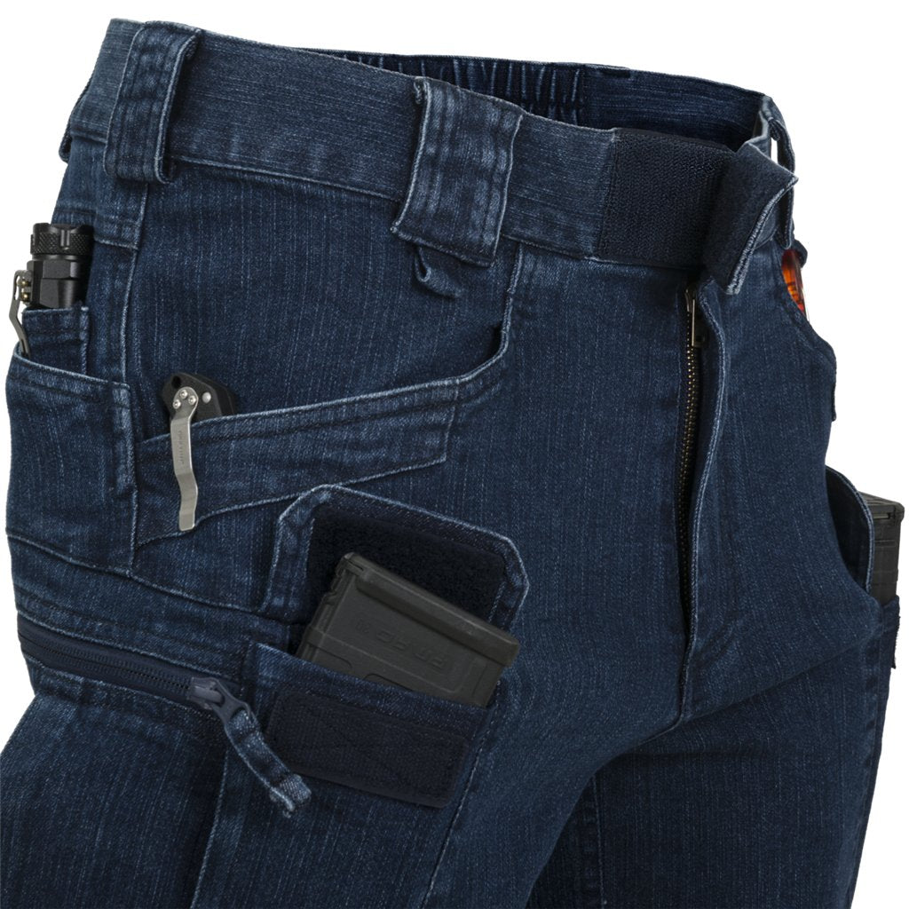 UTS® (Urban Tactical Shorts®) 8.5"® - Denim Stretch - Marine Blue — Helikon-Tex