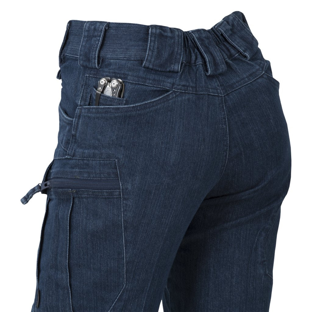 WOMEN'S UTP Resized® (Urban Tactical Pants®) - Denim Stretch - Marine Blue — Helikon-Tex