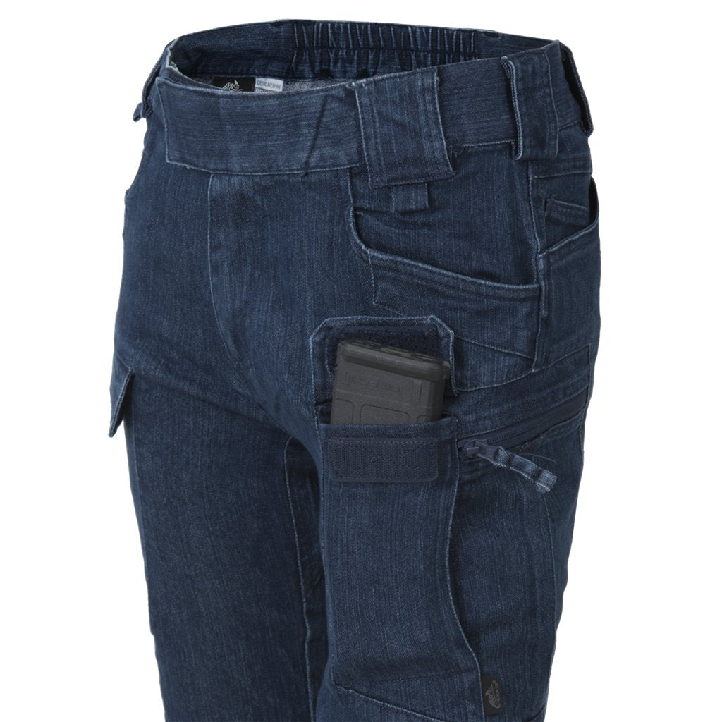 WOMEN'S UTP Resized® (Urban Tactical Pants®) - Denim Stretch - Marine Blue — Helikon-Tex