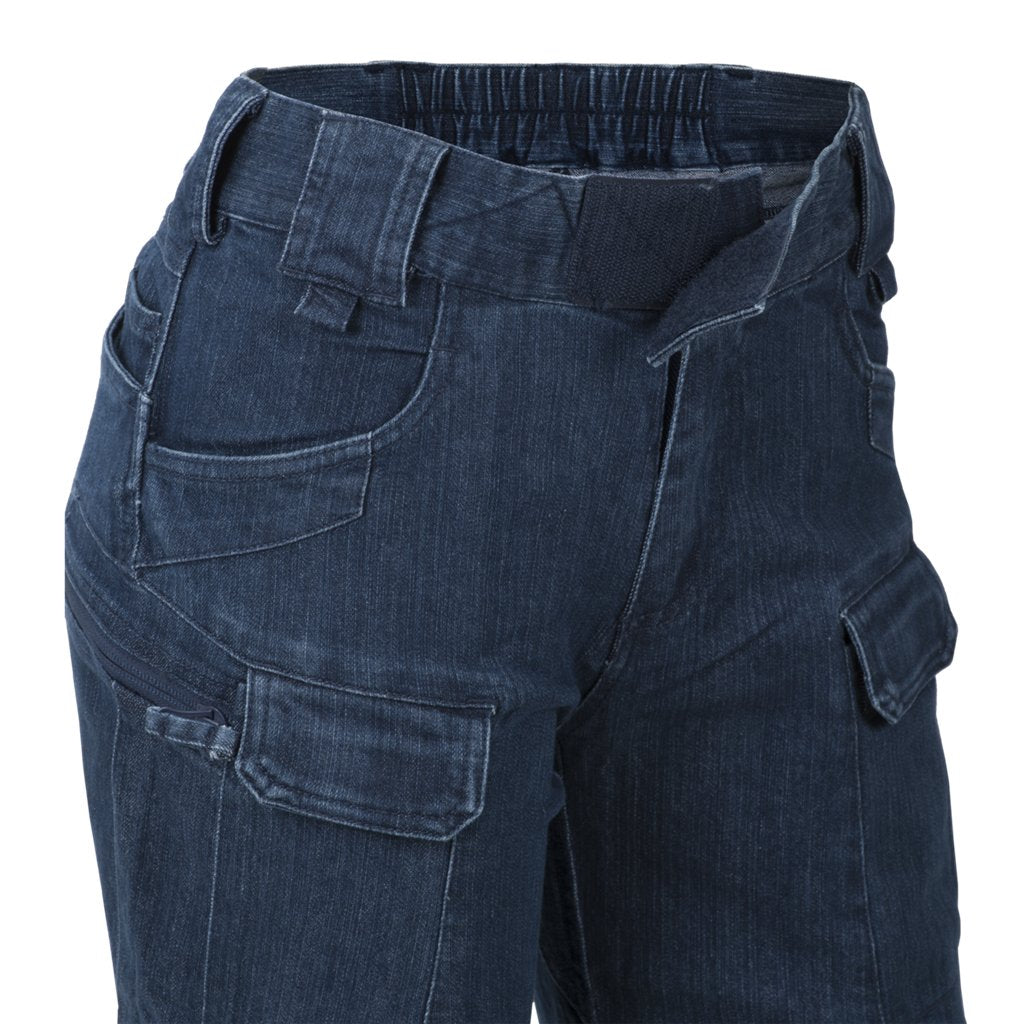 WOMEN'S UTP Resized® (Urban Tactical Pants®) - Denim Stretch - Marine Blue — Helikon-Tex