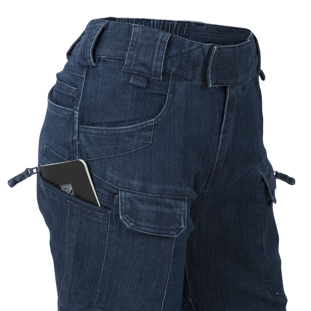 WOMEN'S UTP Resized® (Urban Tactical Pants®) - Denim Stretch - Marine Blue — Helikon-Tex