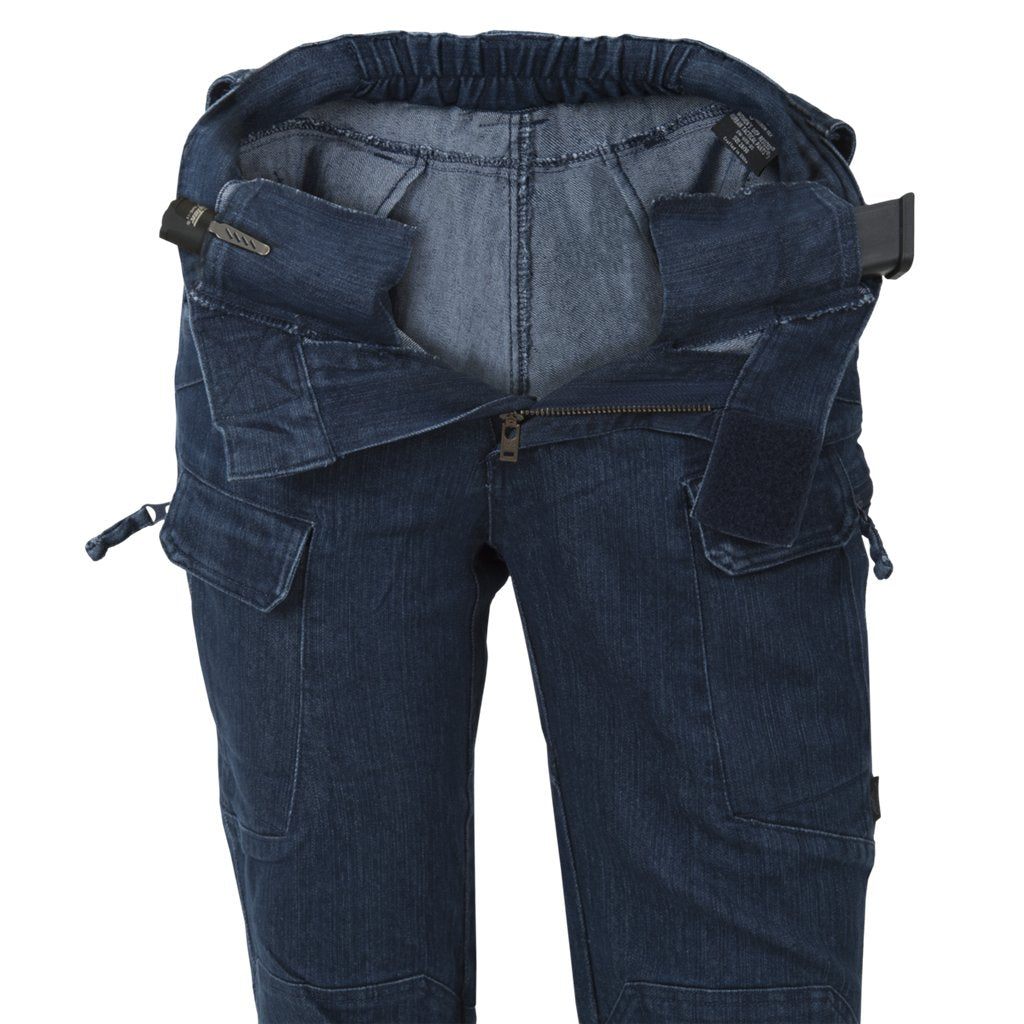 WOMEN'S UTP Resized® (Urban Tactical Pants®) - Denim Stretch - Marine Blue — Helikon-Tex