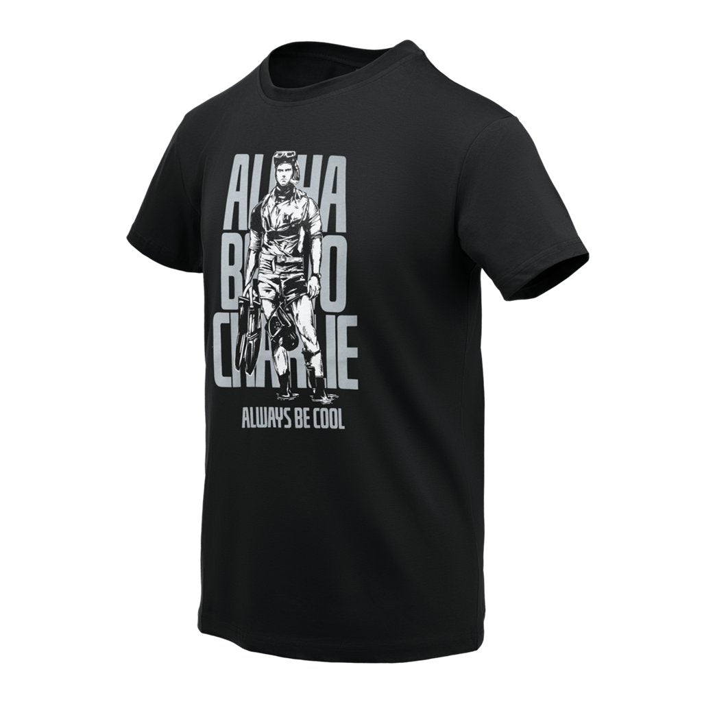 T-shirt (ABC Alfa Bravo Charlie) - Black — Helikon-Tex