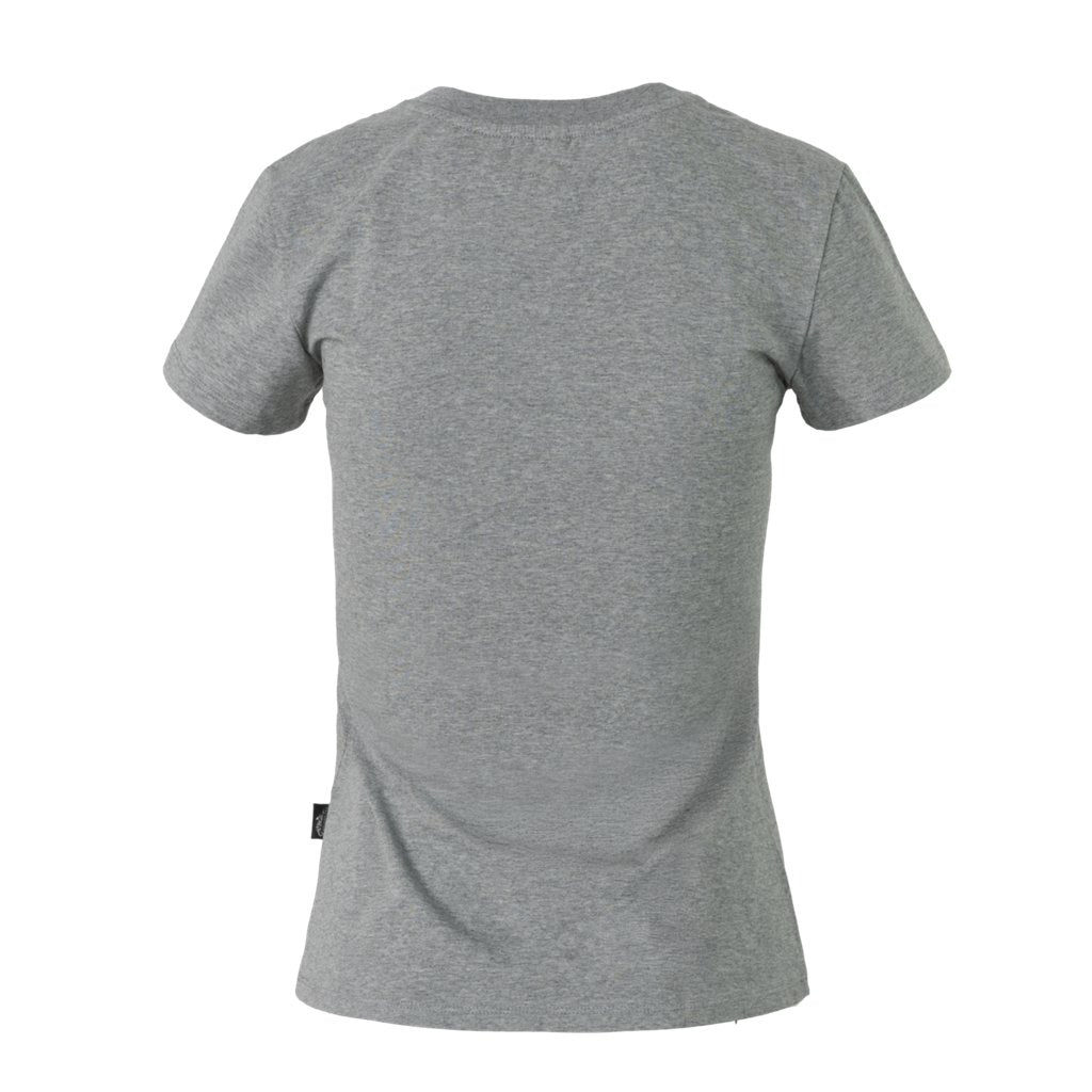 Women's T-shirt Slim (Combat date) - Mid Grey Melange — Helikon-Tex