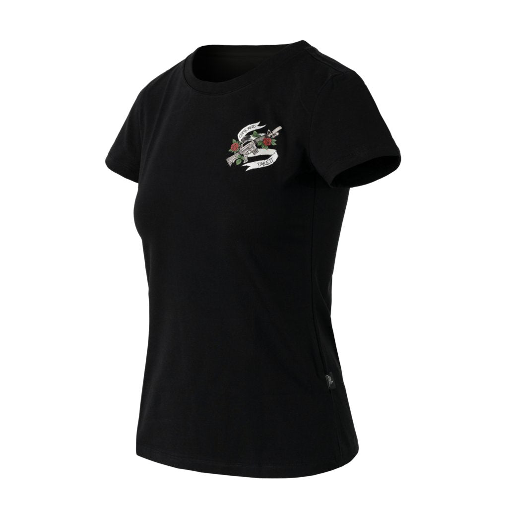 Women's T-shirt Slim (Come and take it) - Black — Helikon-Tex